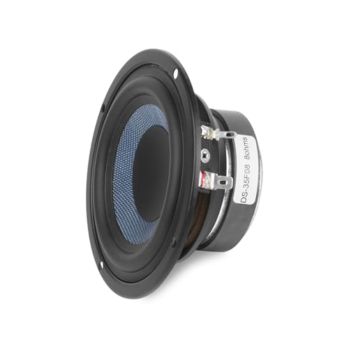 Image of 3.5 Inch Glass Fiber Cone Woofers - 4 Ohms 20 Watts Woofer Speakers for Bookshelf, Center Channels & Car Stereo (2 Pcs)