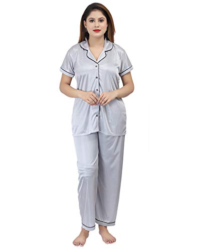 Image of Seema IMPEX Women's Satin Night Suit /Night WEAR