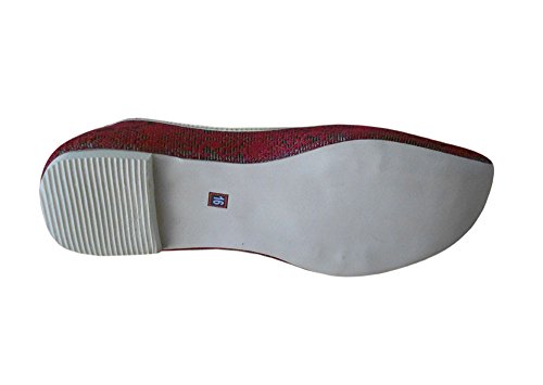 Mojari granate de cuero para hombre: zapatos indios tradicionales para bodas y galas 3