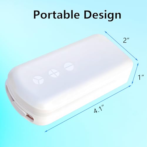 Image of Pill Cutter for Multiple Pills, Pill Splitter for Large, Small and Tiny Pills 1 /2 1 /3 1 /4 - Upgraded Dual Blade for Clean Cutting, with Adjustable Centering Device