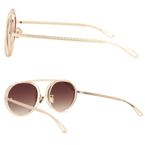 Lunettes rétro steampunk à chaîne pour festivals et sorties urbaines - 4