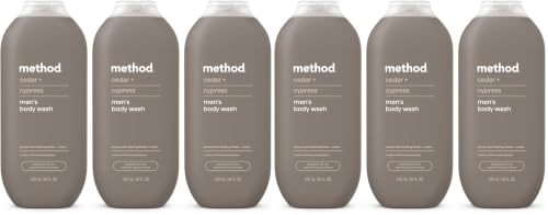 Image of Method Men Body Wash,Cedar + Cypress,Paraben and Phthalate Free,18 FL Oz,(Pack of 6)