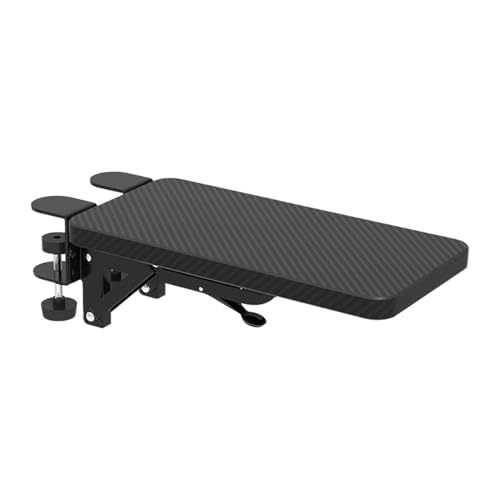 Tapis pliable à clipser sans perçage et accoudoir pour bureau d'adulte