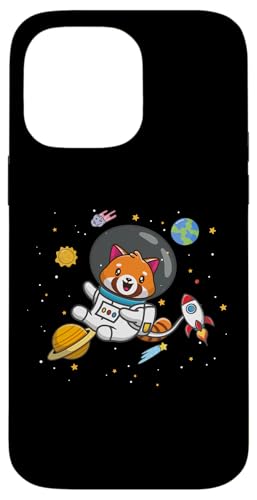 Cute Kawaii Kids Girls Boys Astronaut Space Red Panda Lover �X�}�z�P�[�X iPhone 14 Pro Max �p
