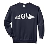 Snowmobile Evolution T-Shirt I Funny Sled Rider Braap...