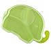 TOYANDONA Silikon Kleinkind Babyplatten Tragbare Rutschfeste Saugplatten für Kinder Babys Elefantenform Kleinkind Besteck Praktisches Geschirr
