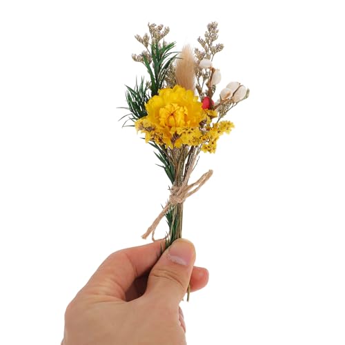 6pcs Ramo Natural Mini de Flores Secas Eternas miniatura 7