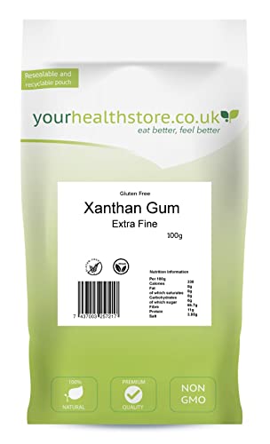 yourhealthstore Gluten Free Xanthan Gum 100g, Non GMO.