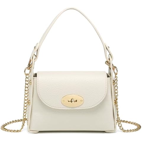 VONMAY Women Small Crossbody Bag Studded Evening Bags Clutch Purse Satchel Handbag for Wedding/Prom/Cocktail Party (Beige) Cover