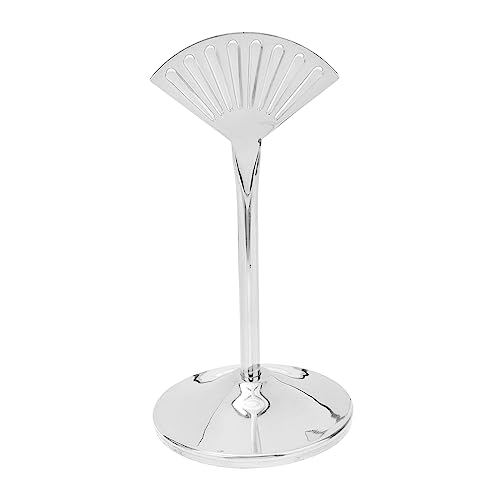 BEBEMOKO Tabletop Menu Holder Table Cards Holder Stainless Steel Sign Stand for Buffet Tables
