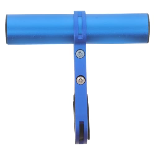 Veemoon Soporte Extensible para Manillar de Bicicleta Azul, Antideslizante y Resistente a Impactos, Adecuado para Instalación de Luces y Linternas en Bicicletas