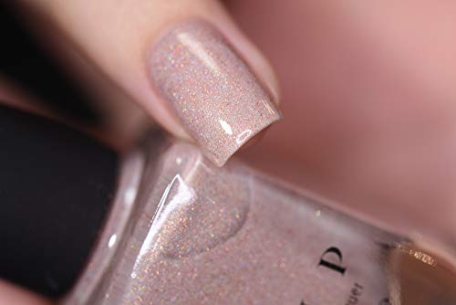 Image of ILNP Hope - Soft Cafe Latte Holographic Nail Polish