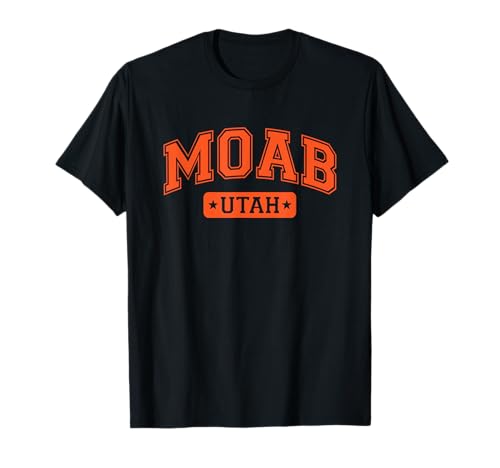 Moab Utah USA Diseño de texto clásico Camiseta