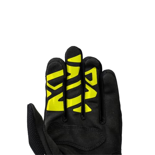 Image of Raida Avantur 2.0 Motorcycle Gloves | Vegan Friendly | Enhanced Knuckle Protection | Touchscreen Compatible | Lightweight & Comfortable | Ideal for Daily Commute & Weekend Rides (Hiviz, S)