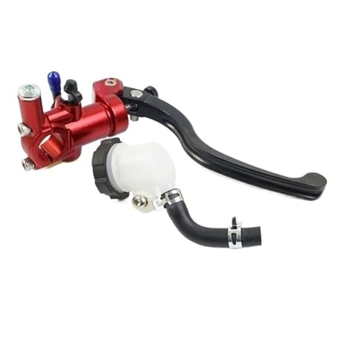 Cylindre d'embrayage hydraulique universel de moto rouge droit pour guidon Aprilia CB1000R