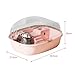 IEUDNS Large Hamster Cage Habitat Exercise Playing House Clear Small Animal Cage for Mice Rats Sugar Glider Guinea Pigs, Pink