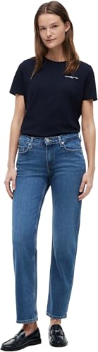 Tommy Hilfiger Damen T-Shirt Kurzarm 1985 Rundhalsausschnitt, Blau (Nos Desert Sky), XS – Ansicht 4