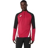 [アシックス] サッカーウェア ハーフジップニットシャツ 2101A349 メンズ 600(エンジ) S