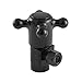 Kingston Brass CD43300BX Heritage 1/2"IPS x 3/8"O.D. Anti-Seize Deluxe Quarter Turn Ceramic Hardisc Cartridge Angle Stop, Matte Black