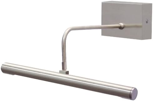 BSLED24-52 Slim-Line LED Battery Operated 3.2W 3000K 88-Lumen Picture Light, Satin Nickel Finish