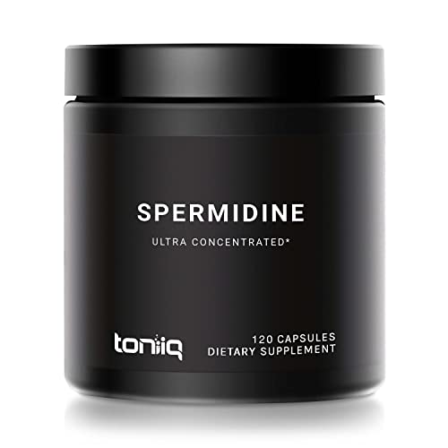 Spermidine Third-Party Tested 500mg Formula - Standardized to No Less Than 1% Spermidine - Rice Germ Extract - 5mg of Spermidine per Serving - 120 Vegetarian Capsules