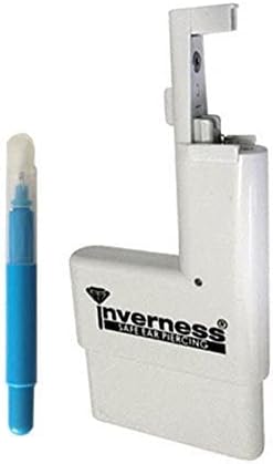 Ear Piercing Kit Titanium Piercing Stud Earrings - Sealed in Sterile Packaging (Inverness - 2021 Model) (Ear Piercing Instrument)