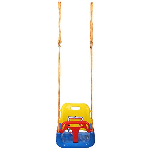 Toddler Swing, Firm and Curved Backrest Design Infant Swing Rest Assured and Not Easy to Break for Outdoor