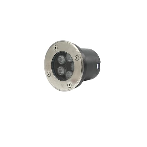 12V LED In-Ground Light, Round Recessed Stainless Steel Outdoor Buried