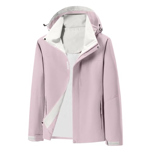 Chaqueta impermeable mujer ligera transpirable que protege de la lluvia y viento 6