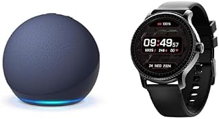 boAt Lunar Discovery 2026 Edition (Active Black) with Amazon Echo Dot 5th Gen (Blue) Combo, Save extra