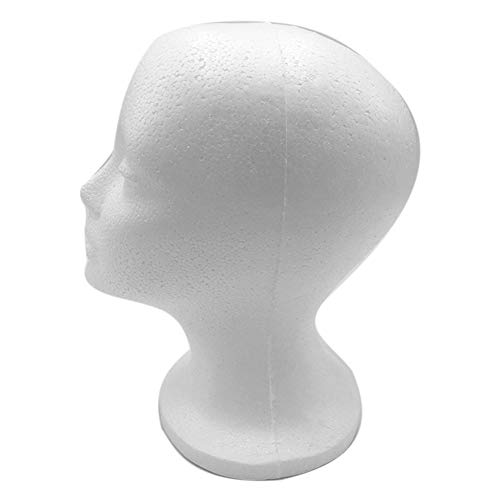 image for SONGBIRDTH Head Mold,Female EPS Foam Head Mold Wig Hat Holder DIY Head
