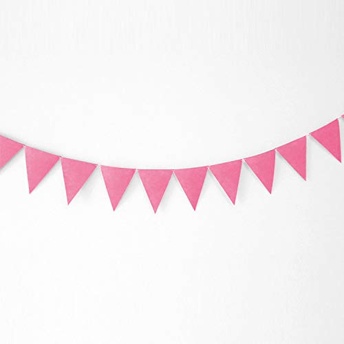 Ajcoflt 12 Bandeiras de Feltro Bandeirinha Tecido Bandeirola Multi-Colorido Triângulo Bandeiras Band