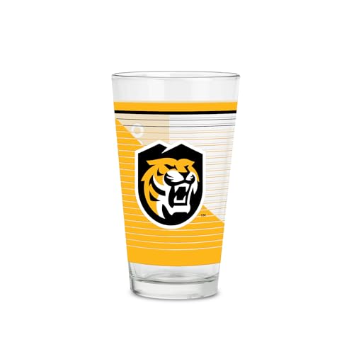 Rico Industries NCAA Colorado College Tigers Standard 16 oz Pint Glasses with Digitally Printed Logo, Classic Drinking Glass - Great for Every Day Use