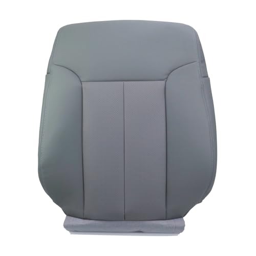 Housse de siège grise pour Ford F250 F350 F450 F550 XL 2011-2016 conducteur dossier haut