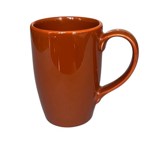 Image of Brown Porcelain 285 ml Coffee /Tea Mug Piece Microwave and Dishwasher Safe, for Hot /Cold Coffee, Milk, Tea, (Brown)