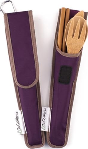To Go Ware To Go Ware Reusable Bamboo Travel Utensils with Carryi...