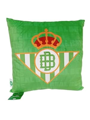 ASDITEX Cojin Velvet Terciopelo Betis 45 cm. x 45 cm. (Incluye Relleno de Fibra Hueca siliconada Tacto Pluma) | Ya disponible en tu tienda friki favorita! En mundofriki.es!