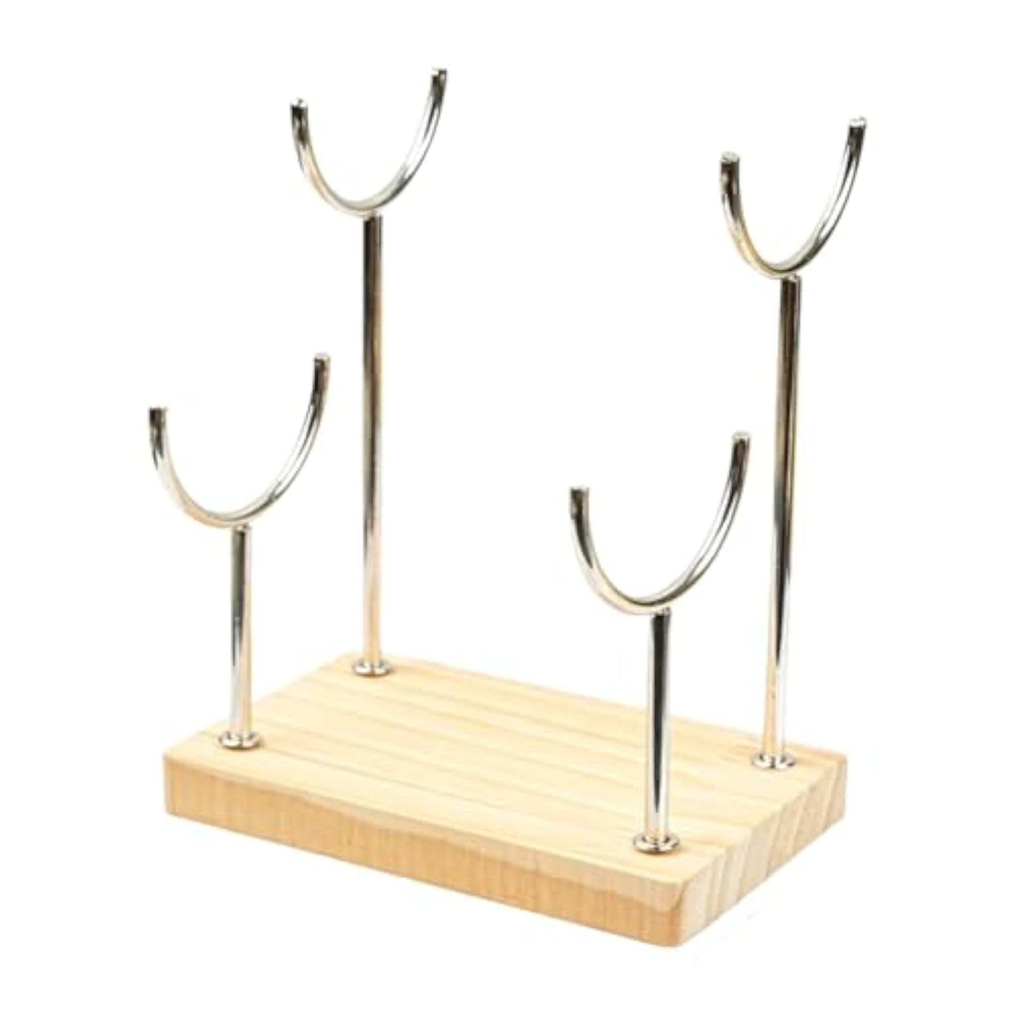 Jewelry Storage Rack for Necklaces and Bangles, Silver
