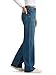 Wrangler Women's Mid Rise Loose Straight Jean, Ace, 12