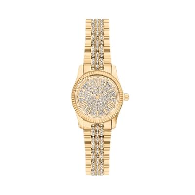 Michael Kors Lexington MK7575 - Orologio da donna in acciaio inox, 26 mm, colore: oro