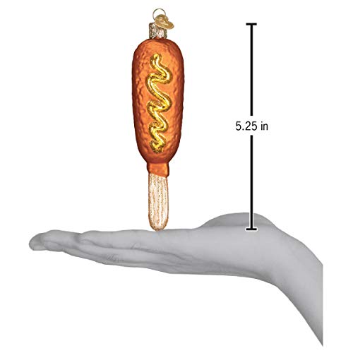 Old World Christmas Corn Dog Ballpark Foods Glass Blown Ornaments For Christmas Tree, 5 #TOP4