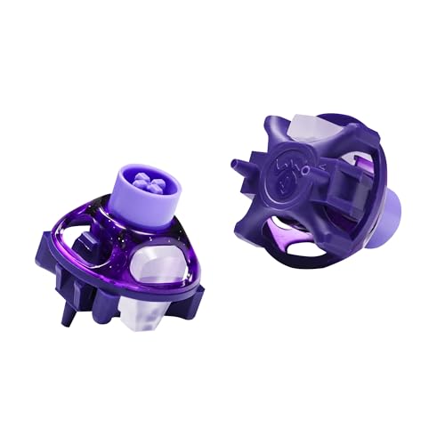 UFO Phantom Purple Magnetic Keyboard Switch, Linear Muffled Sound, Hall Effect Gaming Switches-40gf Pressure, 3.5mm Travel, 23mm Extended Spring(10Pcs)