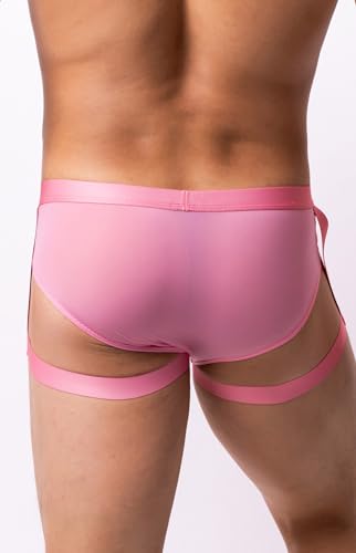 Men's Ice Silk Bikini Low Rise Solid Briefs Underwear2