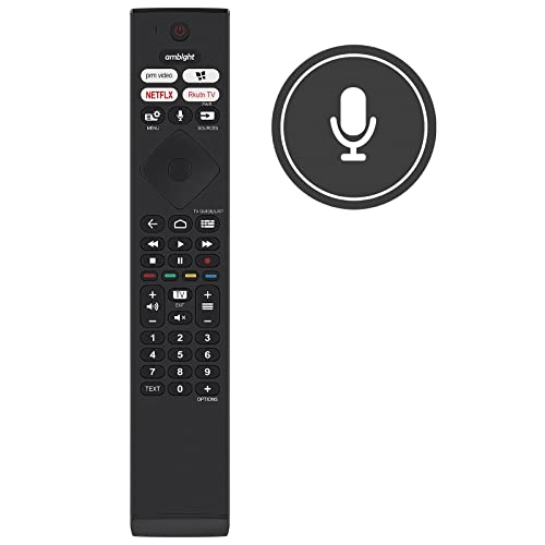 VINABTY 398GM10BEPHN0040SY / 996592102595 Replacement Voice Remote Control Compatible with Philips TV 65OLED806/12 65OLED936/12 48OLED936/12 55OLED806/12 48OLED806/12 43PUS8505/12 43PUS8545/12 - Image 3