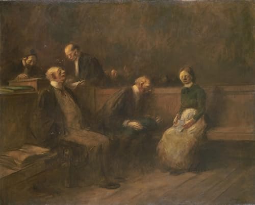 Tableau la pétition Jean Louis Forain impression d'art déco murale