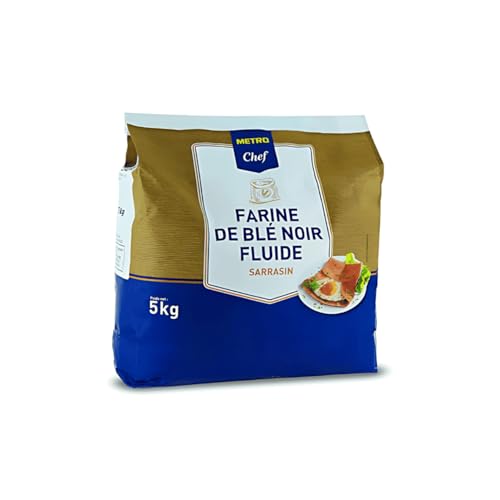Harina de trigo sarraceno METRO Chef – Bolsa de 5 kg | Harina de trigo sarraceno para panqueques, crepes y recetas rústicas