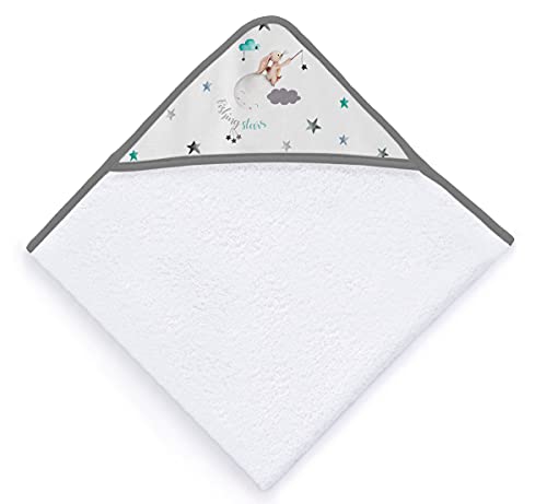 Chapeau de bain 100 x 100 FISHING STARS en éponge de coton premium texturée