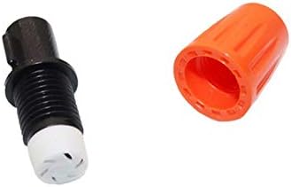 Hose Connector 6 mm Spray Nozzle Orange Adjustable Sprayer Agricultura Greenhouse Garden Irrigation Watering Atomization Nozzle Fogger 200 Pcs (Color : Orange)