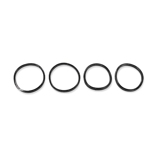 Image of Camco Sewer Hose Replacement Gasket - Replacement Gaskets for RV Sewer Fittings to Ensure an Odor Tight Seal | Two Bayonet & Two 4-in-1 Gaskets - 4 Pack (39834) , Black