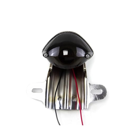 Feux arrière LED moto avec support de plaque et feu de freinage stop